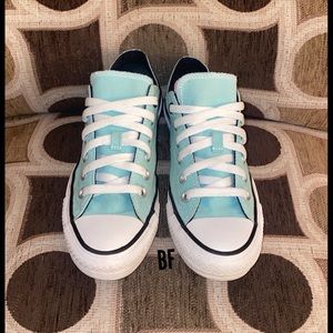 SOLD!!! Converse Chuck Taylor All Star Double Tongue Ox Teal Beach Glass Low Top